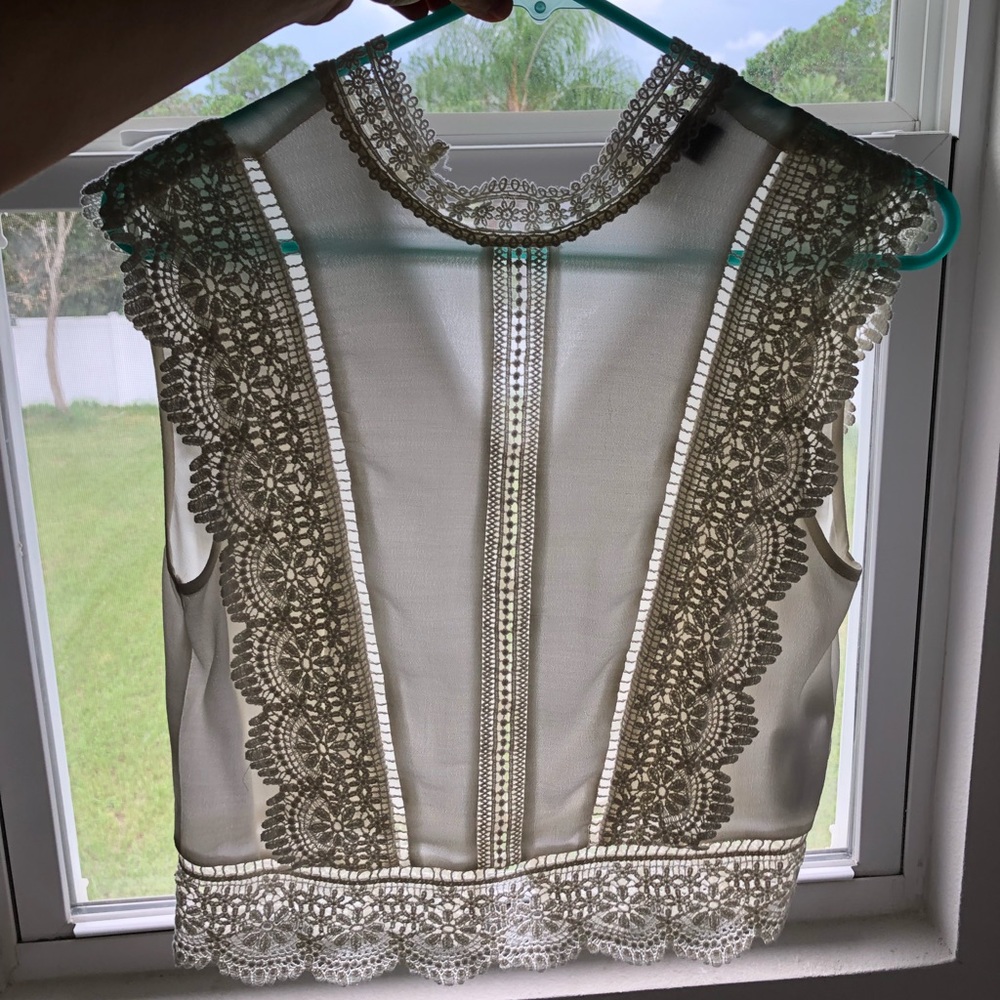 Forever 21 top, Small. Beige colored.